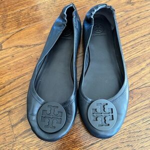 Navy blue Tory Burch flats size 9